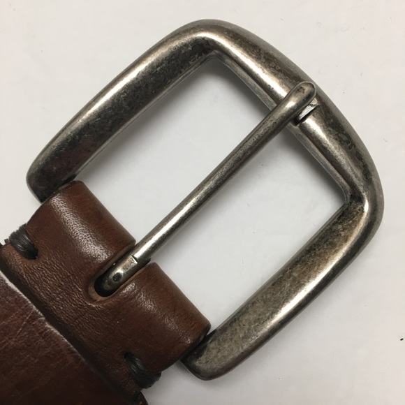 Gap Genuine Leather Belt + Faux Leather Bundle Medium Brown Black Western - Picture 2 of 10